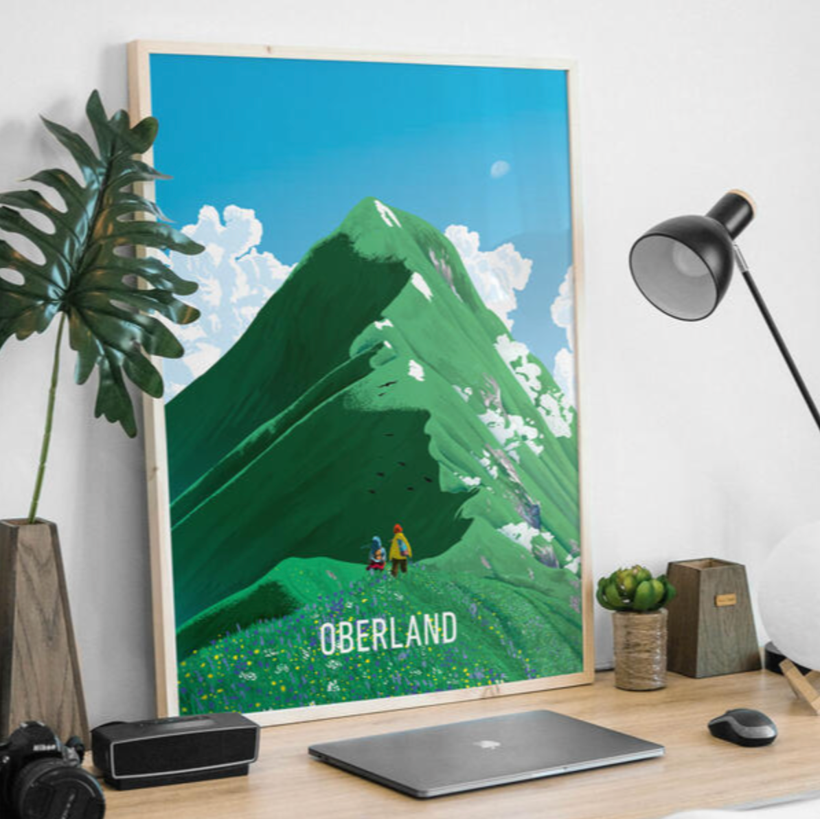 Poster Oberland von Kaspar Allenbach